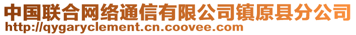 中國(guó)聯(lián)合網(wǎng)絡(luò)通信有限公司鎮(zhèn)原縣分公司