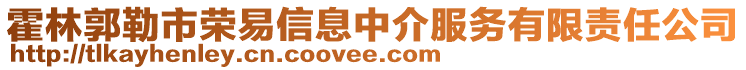 霍林郭勒市榮易信息中介服務(wù)有限責(zé)任公司