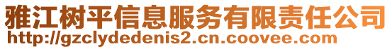 雅江樹平信息服務有限責任公司