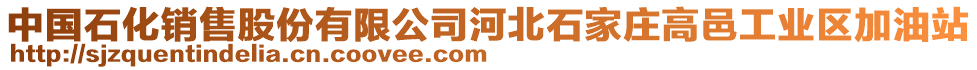 中国石化销售股份有限公司河北石家庄高邑工业区加油站