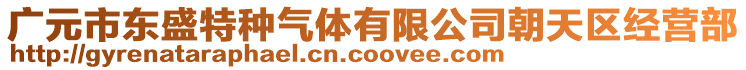 廣元市東盛特種氣體有限公司朝天區(qū)經(jīng)營(yíng)部