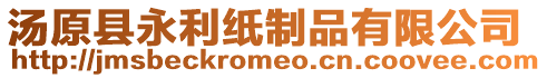 湯原縣永利紙制品有限公司