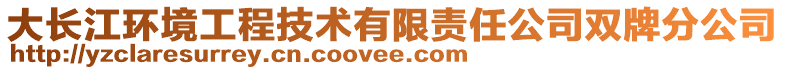 大長江環(huán)境工程技術(shù)有限責任公司雙牌分公司