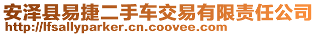 安澤縣易捷二手車交易有限責任公司