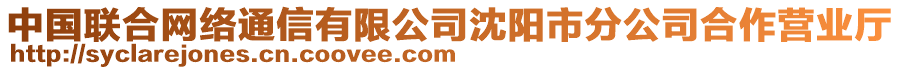 中國聯(lián)合網(wǎng)絡通信有限公司沈陽市分公司合作營業(yè)廳