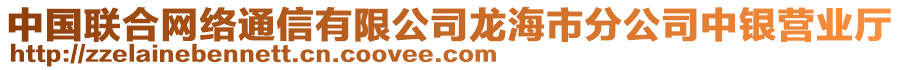 中國聯(lián)合網(wǎng)絡(luò)通信有限公司龍海市分公司中銀營業(yè)廳