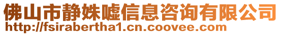 佛山市靜姝噓信息咨詢有限公司