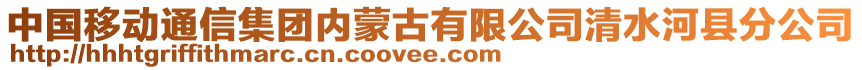 中国移动通信集团内蒙古有限公司清水河县分公司