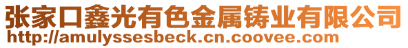 張家口鑫光有色金屬鑄業有限公司