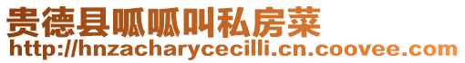 貴德縣呱呱叫私房菜