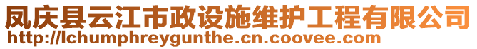 鳳慶縣云江市政設施維護工程有限公司