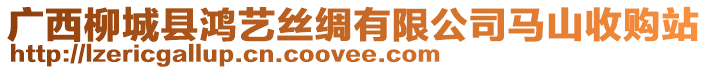 廣西柳城縣鴻藝絲綢有限公司馬山收購站