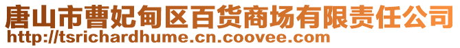 唐山市曹妃甸区百货商场有限责任公司