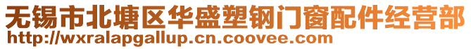 無錫市北塘區(qū)華盛塑鋼門窗配件經(jīng)營部