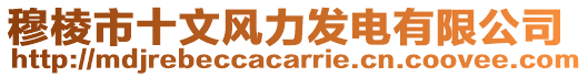 穆棱市十文風(fēng)力發(fā)電有限公司