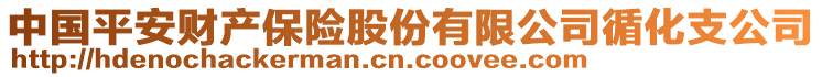 中國平安財產(chǎn)保險股份有限公司循化支公司