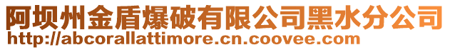 阿壩州金盾爆破有限公司黑水分公司