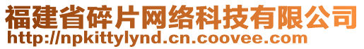 福建省碎片網(wǎng)絡(luò)科技有限公司