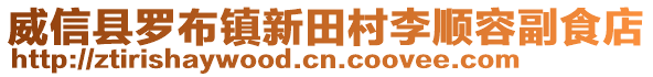 威信縣羅布鎮(zhèn)新田村李順容副食店