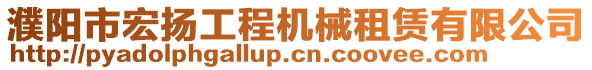 濮阳市宏扬工程机械租赁有限公司