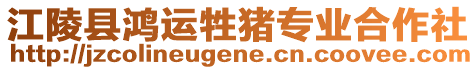 江陵縣鴻運(yùn)牲豬專業(yè)合作社