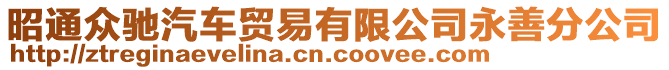 昭通眾馳汽車貿(mào)易有限公司永善分公司