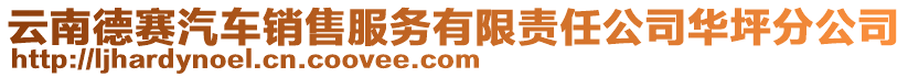 云南德賽汽車銷售服務有限責任公司華坪分公司