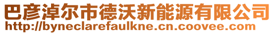 巴彥淖爾市德沃新能源有限公司