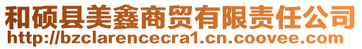和碩縣美鑫商貿有限責任公司