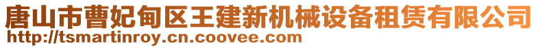 唐山市曹妃甸区王建新机械设备租赁有限公司