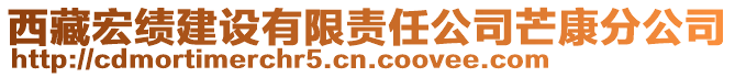 西藏宏绩建设有限责任公司芒康分公司