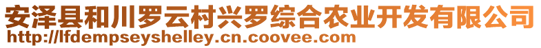 安泽县和川罗云村兴罗综合农业开发有限公司