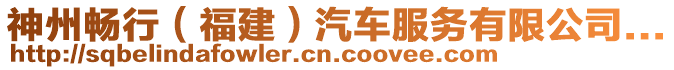 神州暢行（福建）汽車(chē)服務(wù)有限公司...