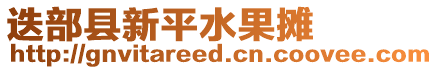 迭部縣新平水果攤