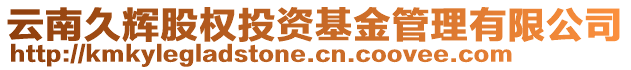 云南久輝股權投資基金管理有限公司