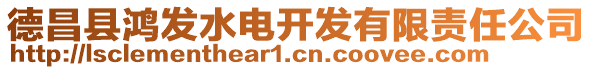 德昌縣鴻發(fā)水電開發(fā)有限責(zé)任公司