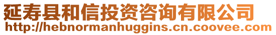 延壽縣和信投資咨詢有限公司