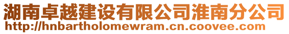 湖南卓越建設(shè)有限公司淮南分公司