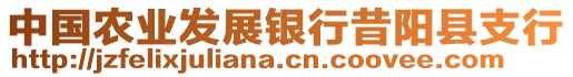 中國農(nóng)業(yè)發(fā)展銀行昔陽縣支行