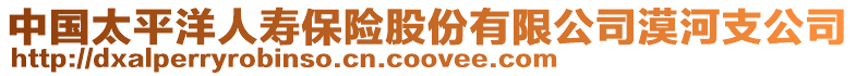 中國太平洋人壽保險(xiǎn)股份有限公司漠河支公司