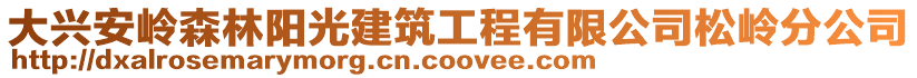 大兴安岭森林阳光建筑工程有限公司松岭分公司