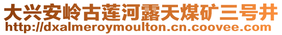 大興安嶺古蓮河露天煤礦三號井