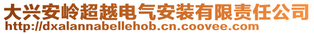 大興安嶺超越電氣安裝有限責(zé)任公司
