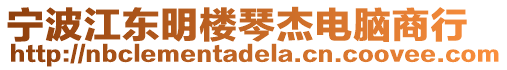 寧波江東明樓琴杰電腦商行