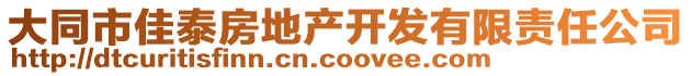 大同市佳泰房地產開發(fā)有限責任公司