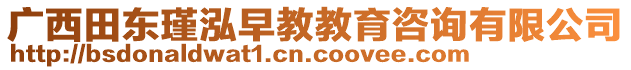 广西田东瑾泓早教教育咨询有限公司