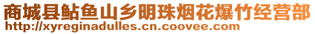 商城縣鲇魚山鄉(xiāng)明珠煙花爆竹經(jīng)營部