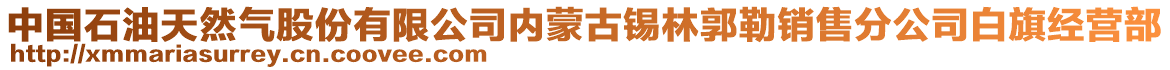中國(guó)石油天然氣股份有限公司內(nèi)蒙古錫林郭勒銷售分公司白旗經(jīng)營(yíng)部