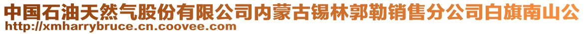 中國石油天然氣股份有限公司內(nèi)蒙古錫林郭勒銷售分公司白旗南山公