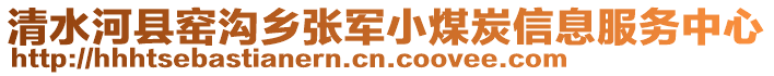 清水河县窑沟乡张军小煤炭信息服务中心